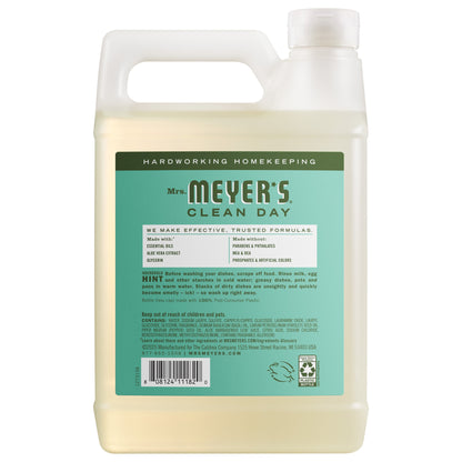 Mrs. Meyer's Basil Dish Soap Refill Home Essential
