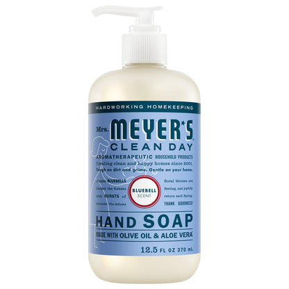 Mrs. Meyer's Bluebell Liquid Hand Soap Home Essential