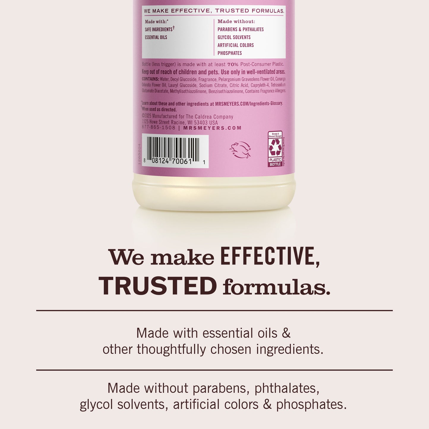 Mrs. Meyer's Peony Everyday Multi-Surface Cleaner