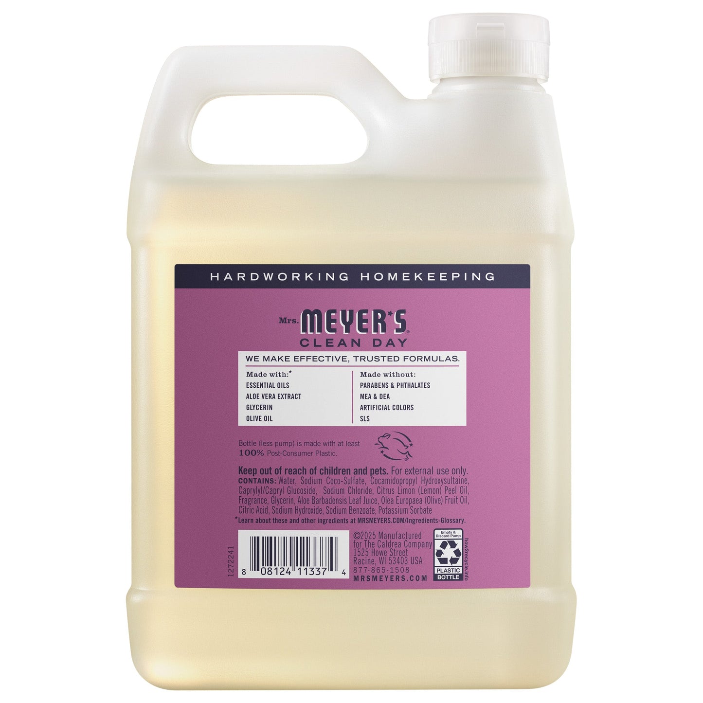 Mrs. Meyer's Plum Berry Liquid Hand Soap Refill Home Essential